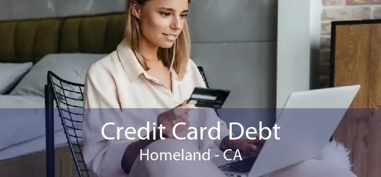 Credit Card Debt Homeland - CA