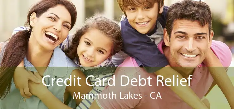 Credit Card Debt Relief Mammoth Lakes - CA