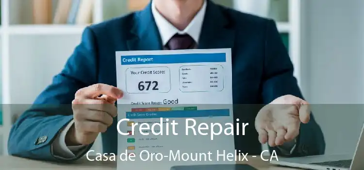 Credit Repair Casa de Oro-Mount Helix - CA