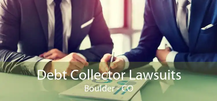 Debt Collector Lawsuits Boulder - CO