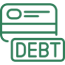 credit card debt in Cloverleaf